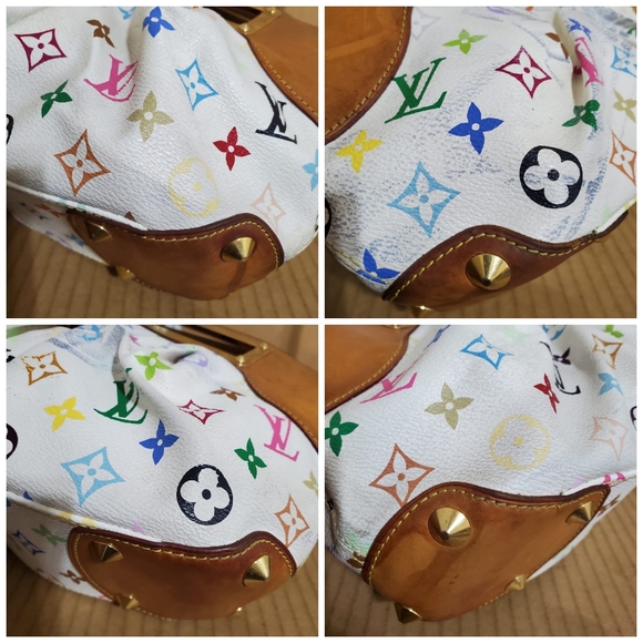 LOUIS VUITTON White Monogram Multicolore Judy PM Bag - Picture 11 of 13
